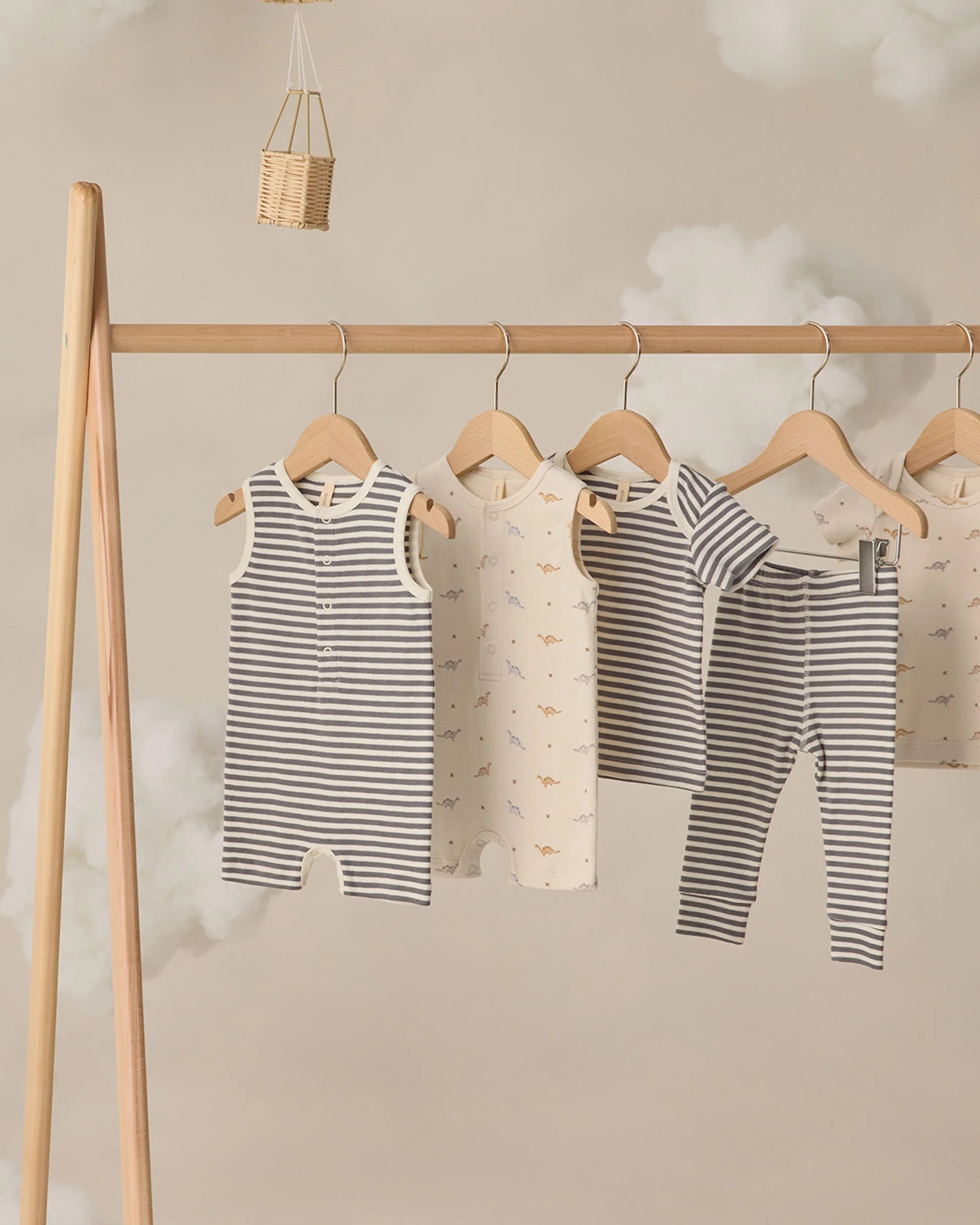 Quincy Mae - Combishort Henley côtelé