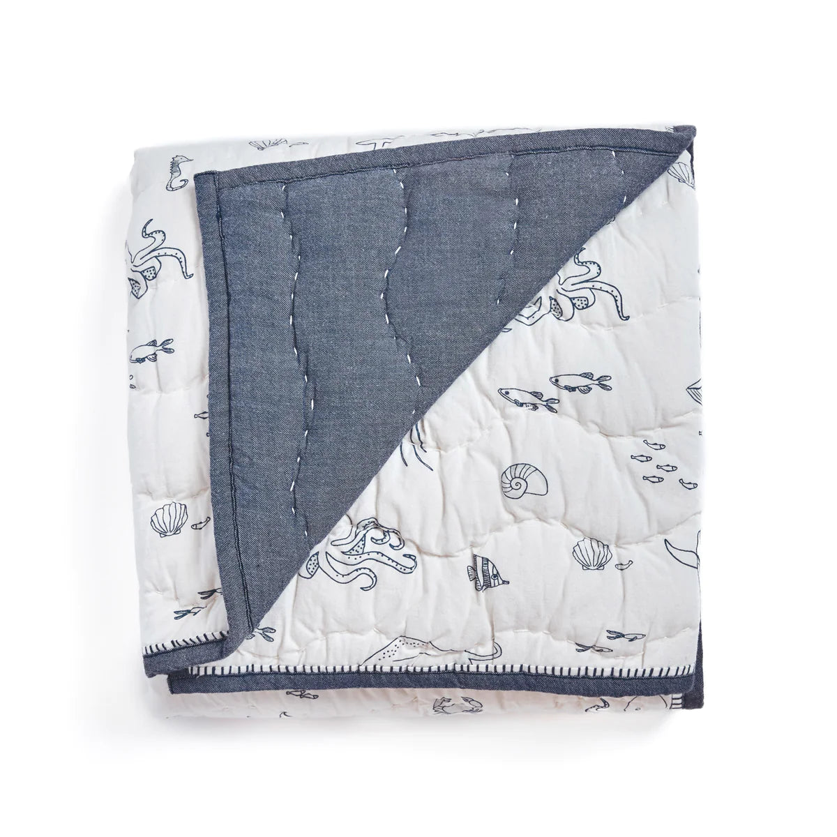 Pehr - Chambray Quilted Blanket