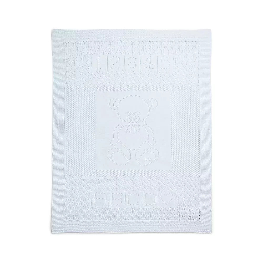 Polo Ralph Lauren - Couverture Coton Tricoté Pointelle
