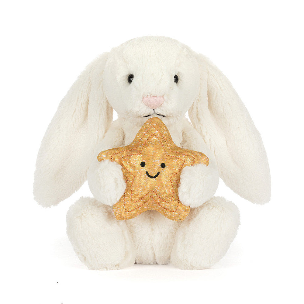 Jellycat - Lapin crème avec Étoile