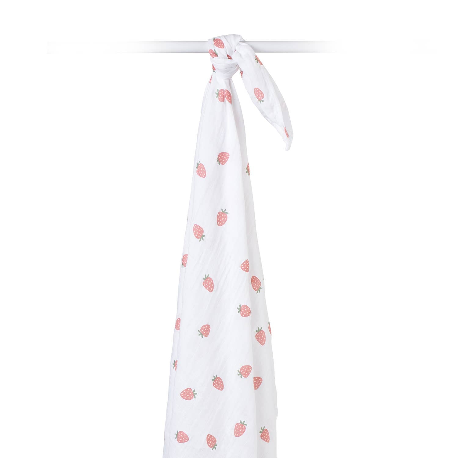 Lulujo - Cotton Muslin Swaddle Blanket - Strawberries