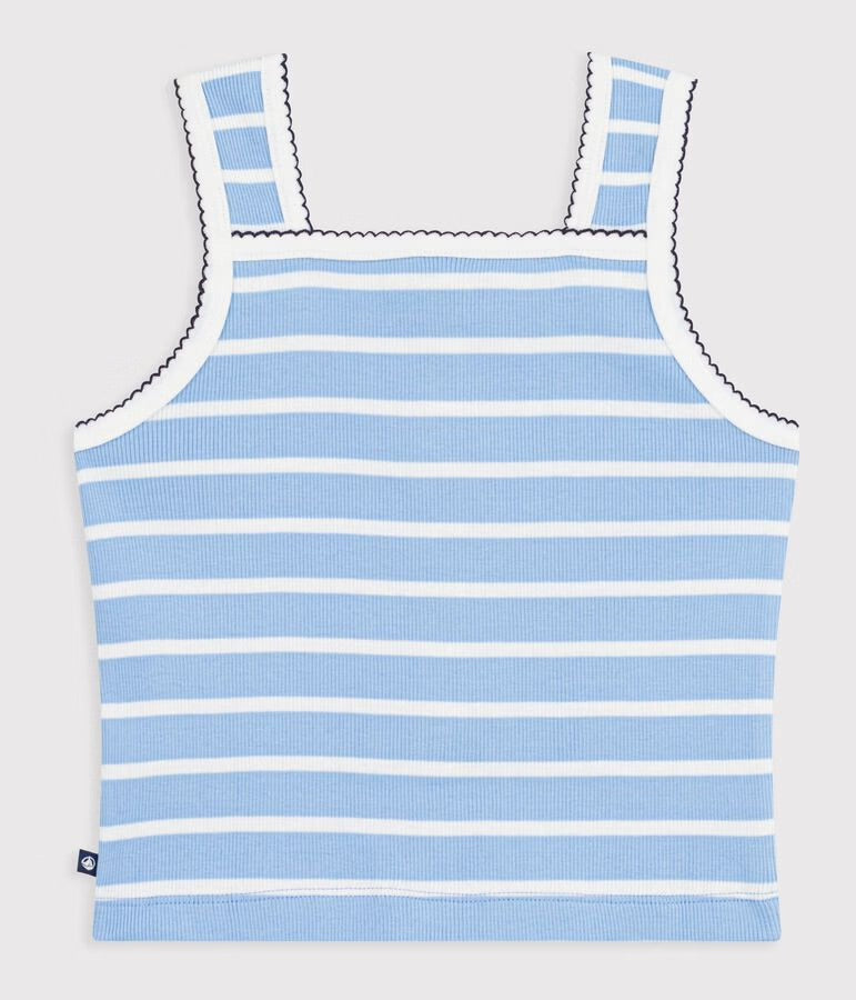 Petit Bateau - Débardeur enfant en coton à rayures