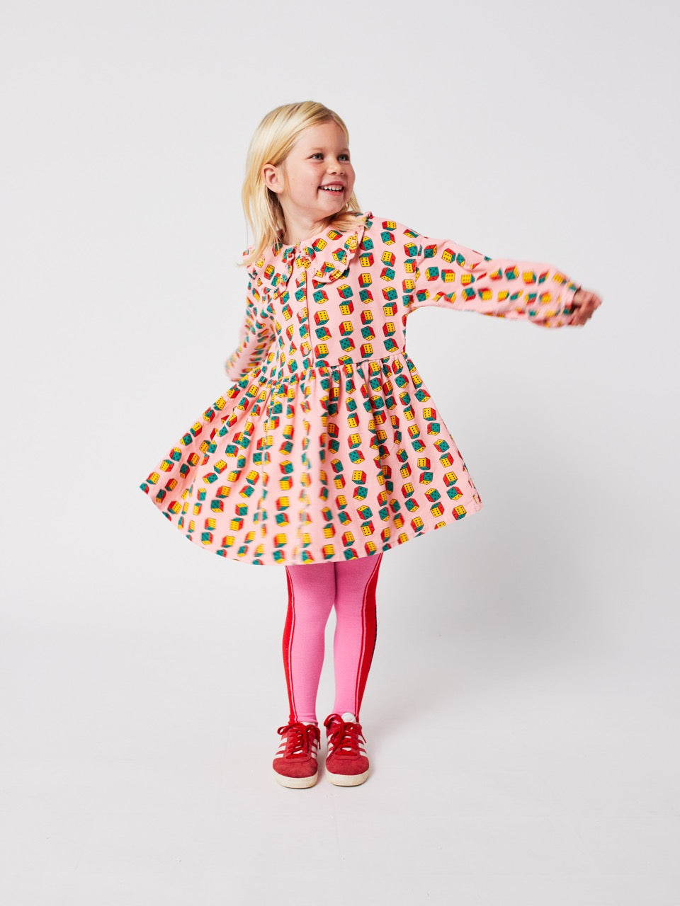 Bobo Choses - Corded Velvet Dice Dress
