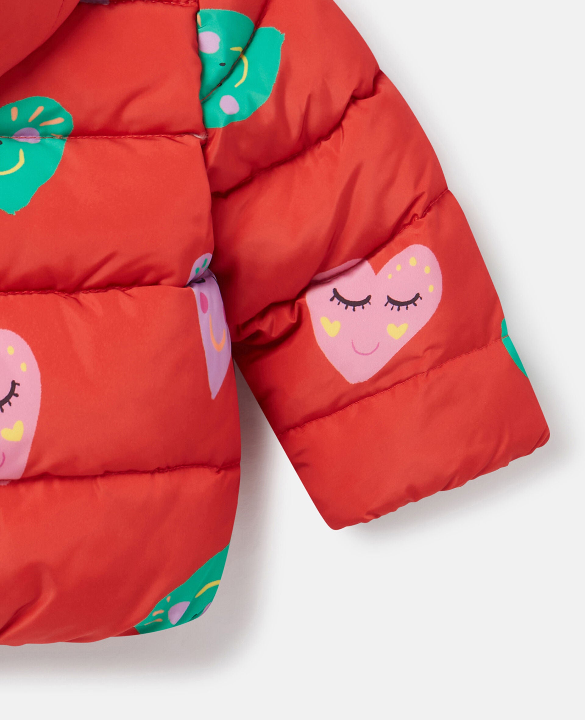 Stella McCartney - Doudoune à Capuche Coeurs