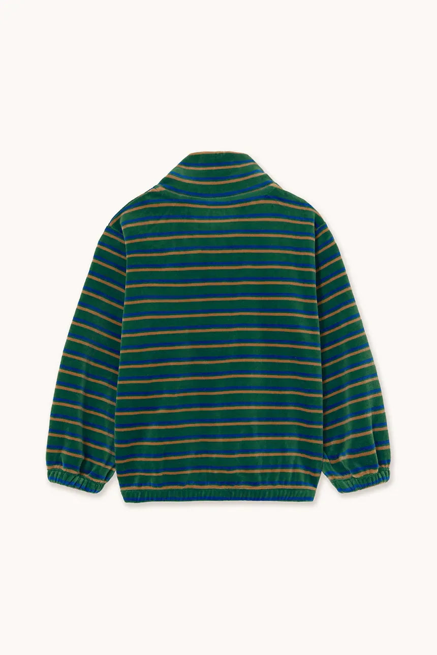 Tiny Cottons - Striped Mockneck Sweatshirt