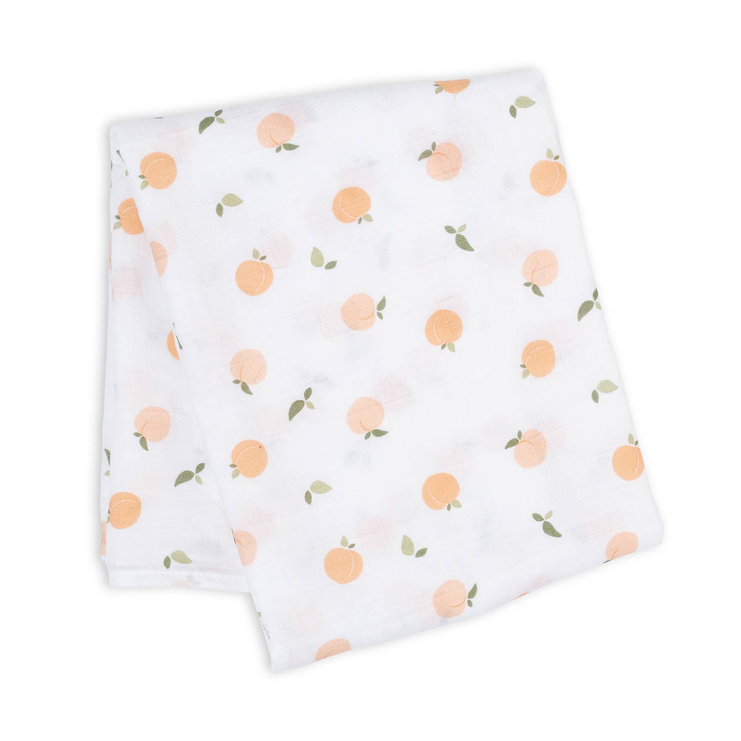Lulujo - Couverture d'emmaillotage en coton mousseline - Pêches