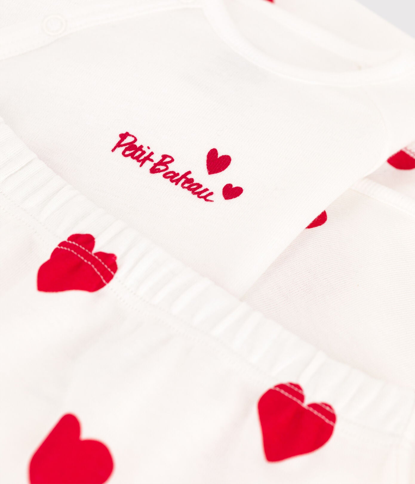 Petit Bateau - 3 Piece Heart Set