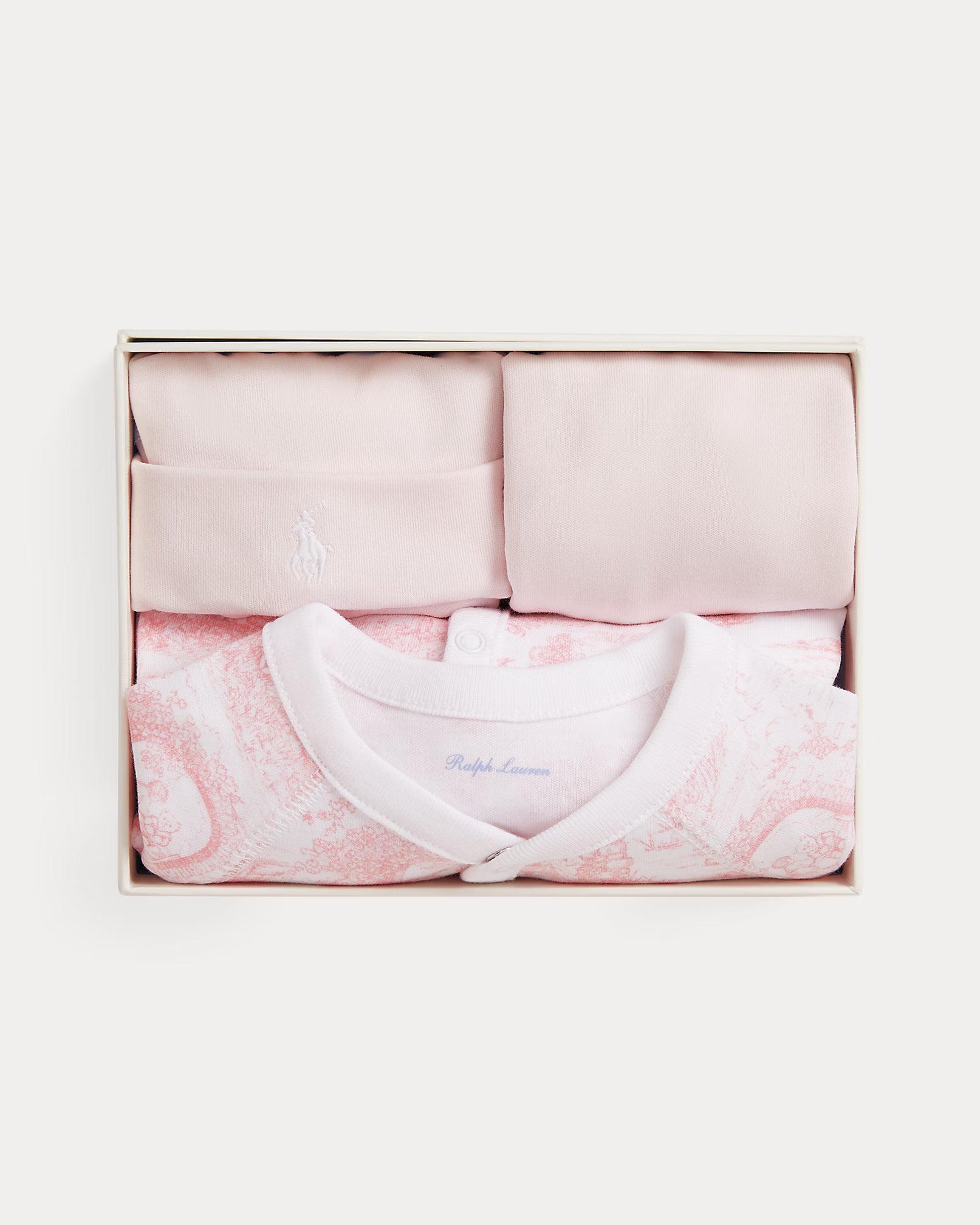 Polo Ralph Lauren - Ensemble-cadeau 3 pièces en coton Toile