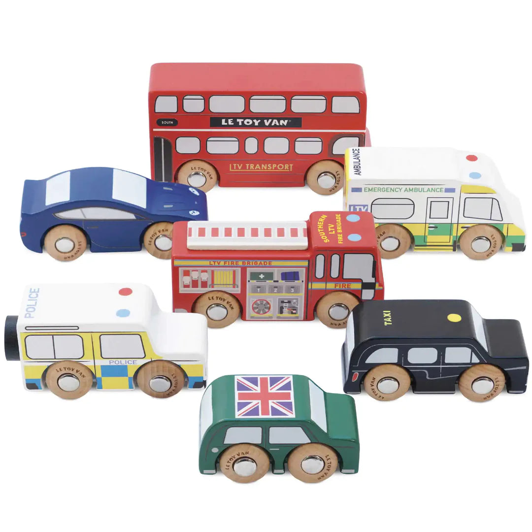Le Toy Van - Ensemble de voitures londoniennes