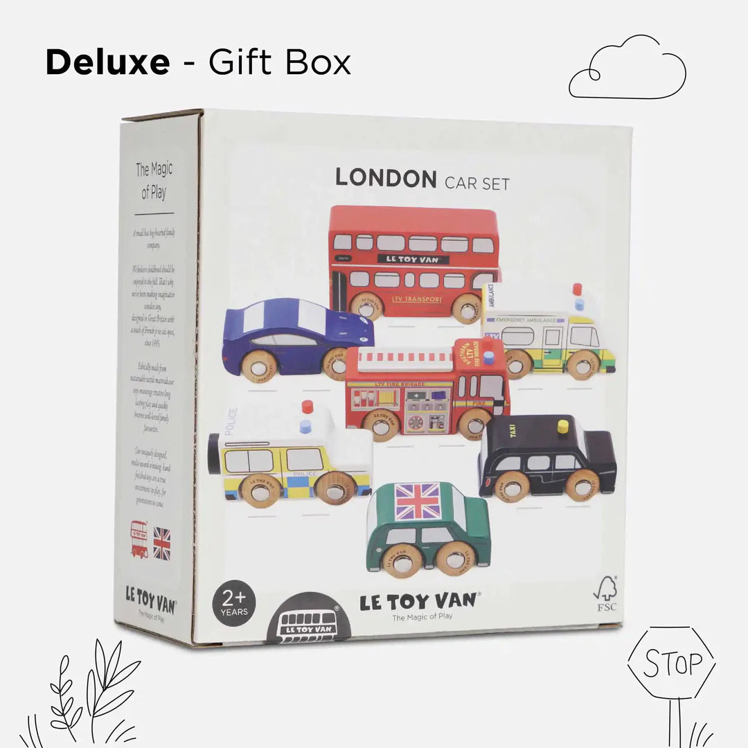 Le Toy Van - Ensemble de voitures londoniennes