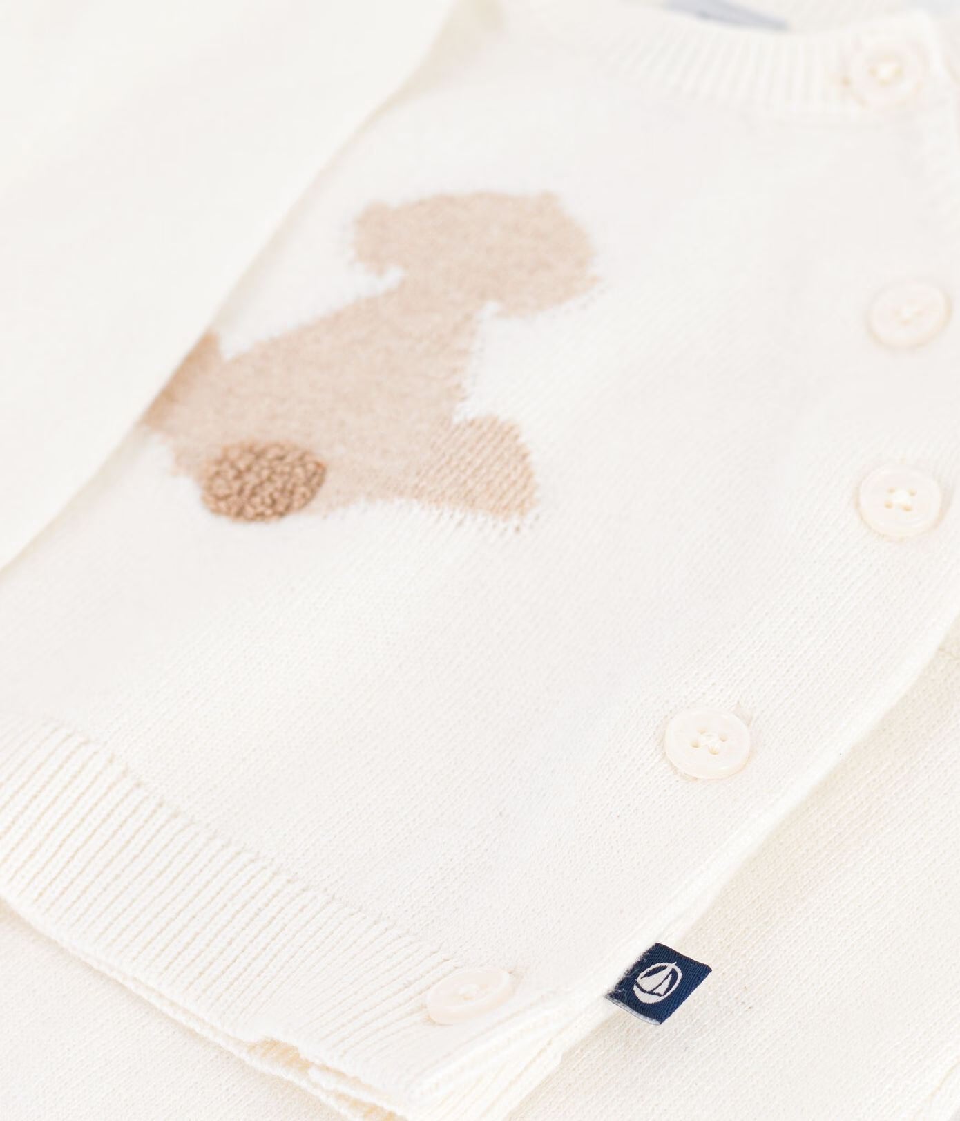 Petit Bateau - Ensemble bébé en tricot à motif