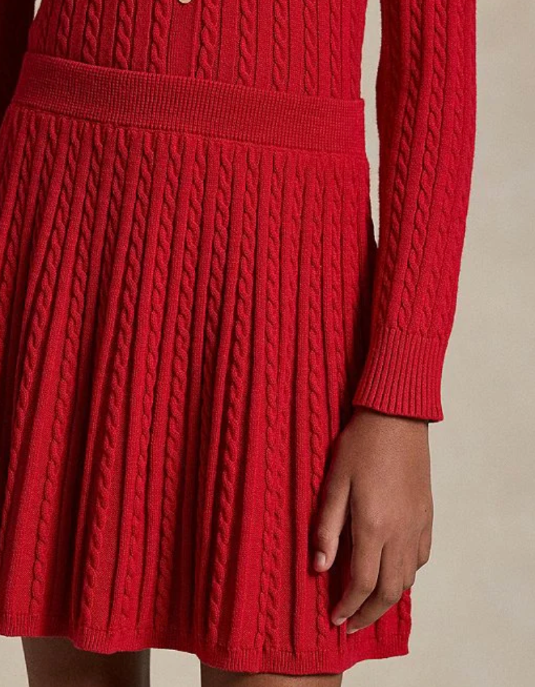 Polo Ralph Lauren - Cable-knit mini skirt set