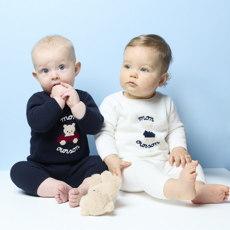 Jacadi - Ensemble en Tricot Fauve