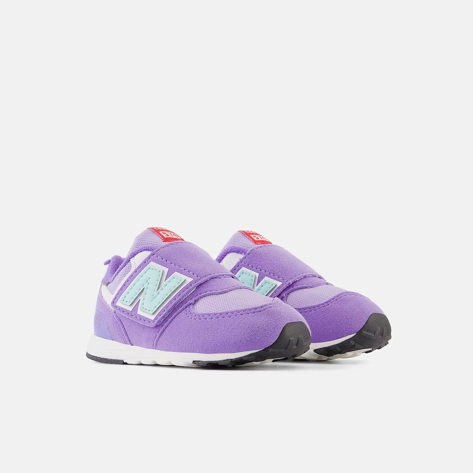 Pink and purple 2025 new balance 574