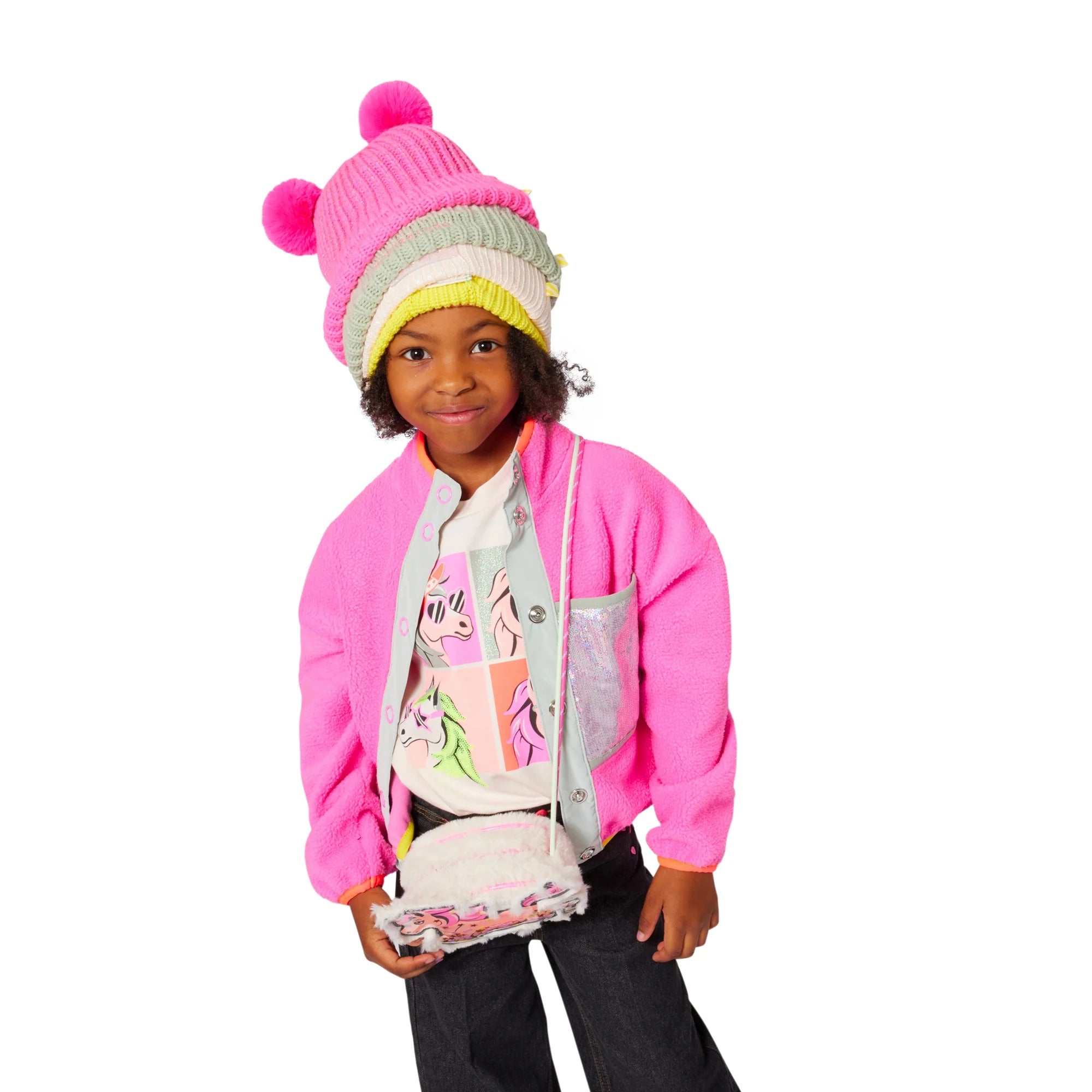 Billieblush - Button-Up Sweatshirt