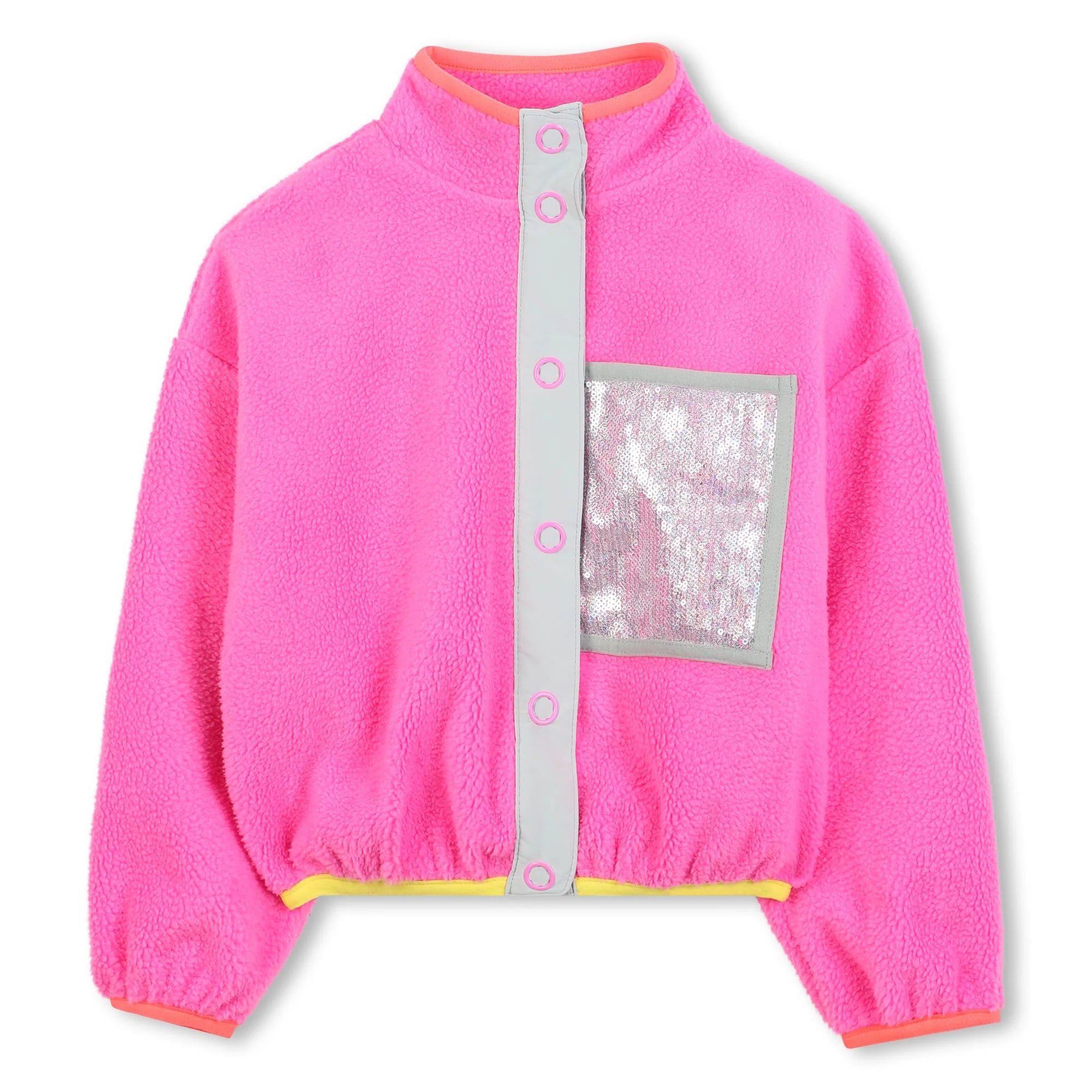 Billieblush - Button-Up Sweatshirt
