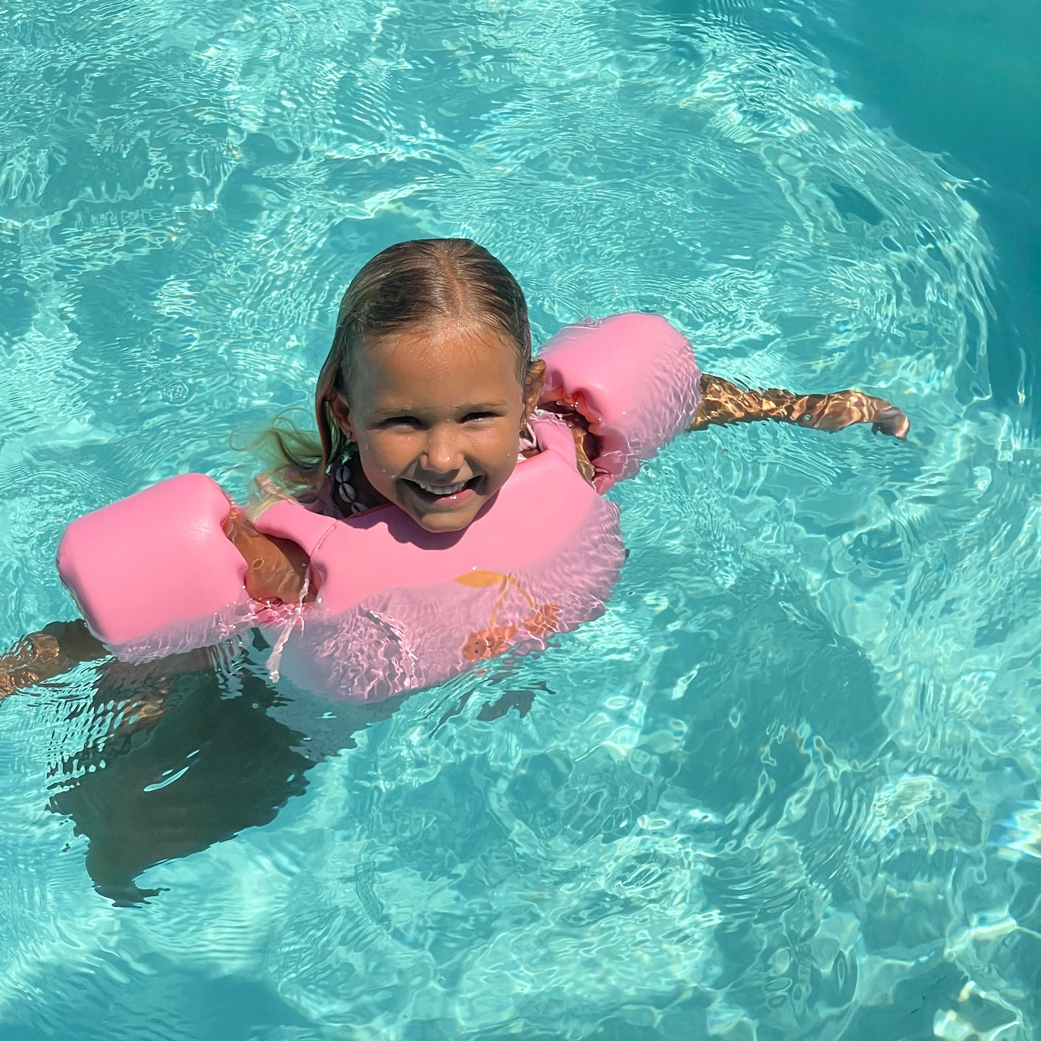 Sunnylife - Ceinture De Natation avec Brassards 3-6 Barbe à Papa