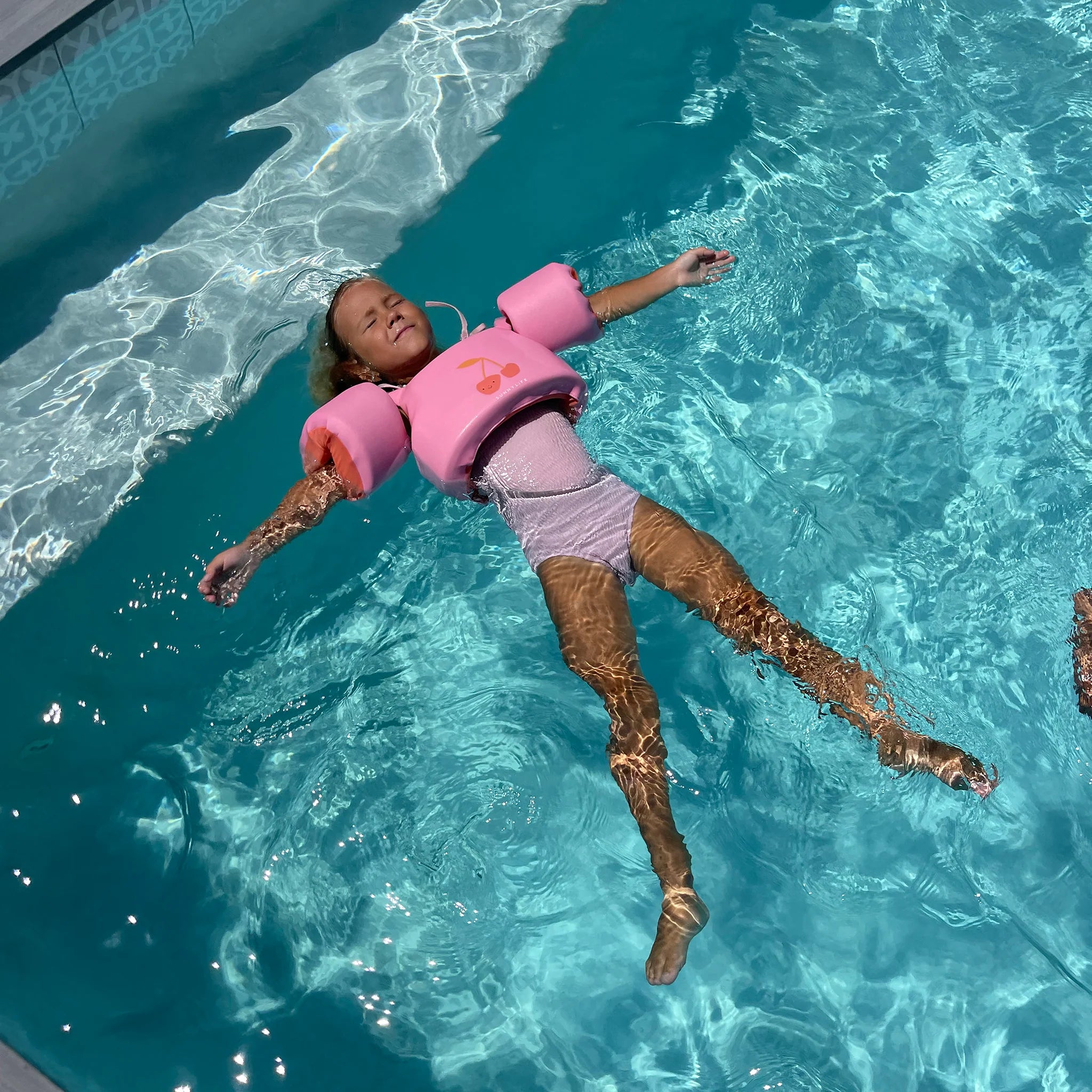 Sunnylife - Ceinture De Natation avec Brassards 3-6 Barbe à Papa