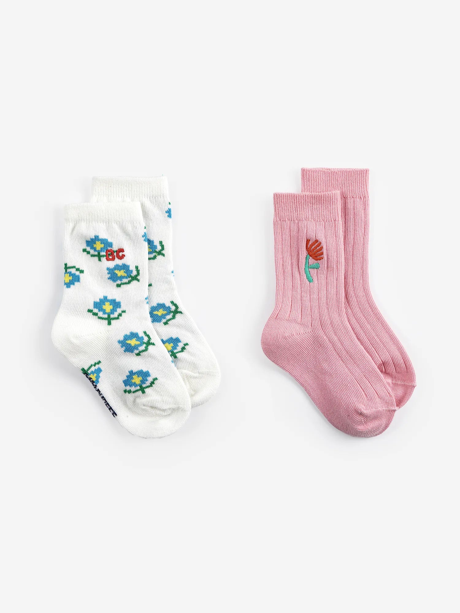 Bobo Choses - 2 pairs of Floral Short Socks (Baby)