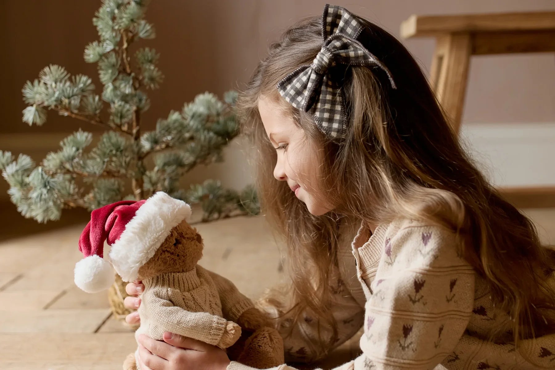 Snuggle Bunnies - Peluche Georgie l'ours de Noël