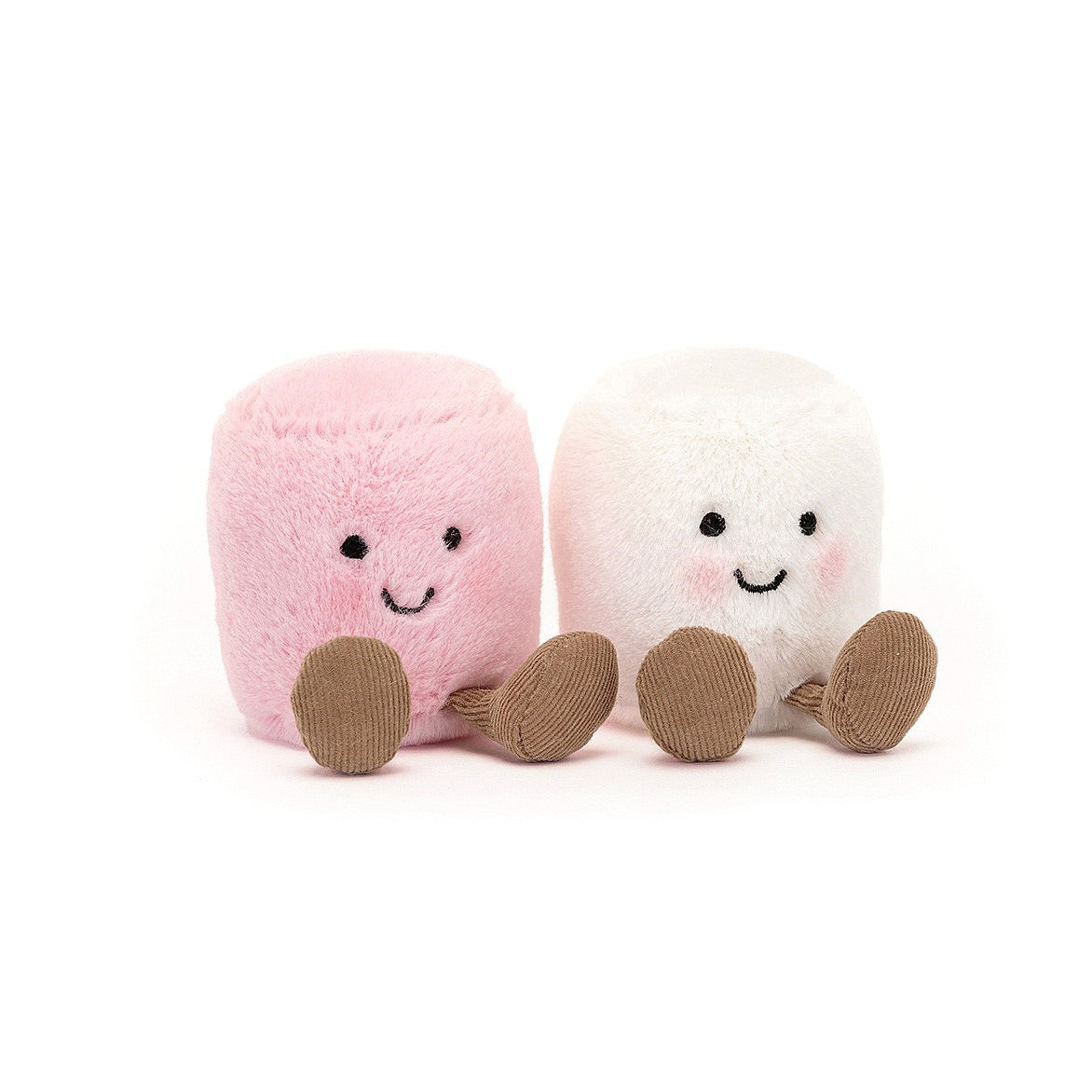 Jellycat - Guimauves rose et blanche Amuseable