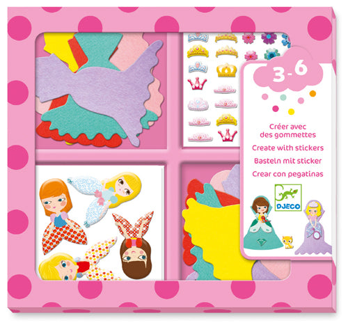 Djeco - Gommettes et Stickers: J'aime les princesses
