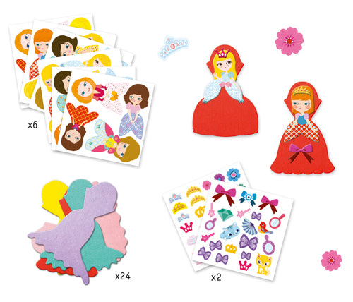 Djeco - Gommettes et Stickers: J'aime les princesses