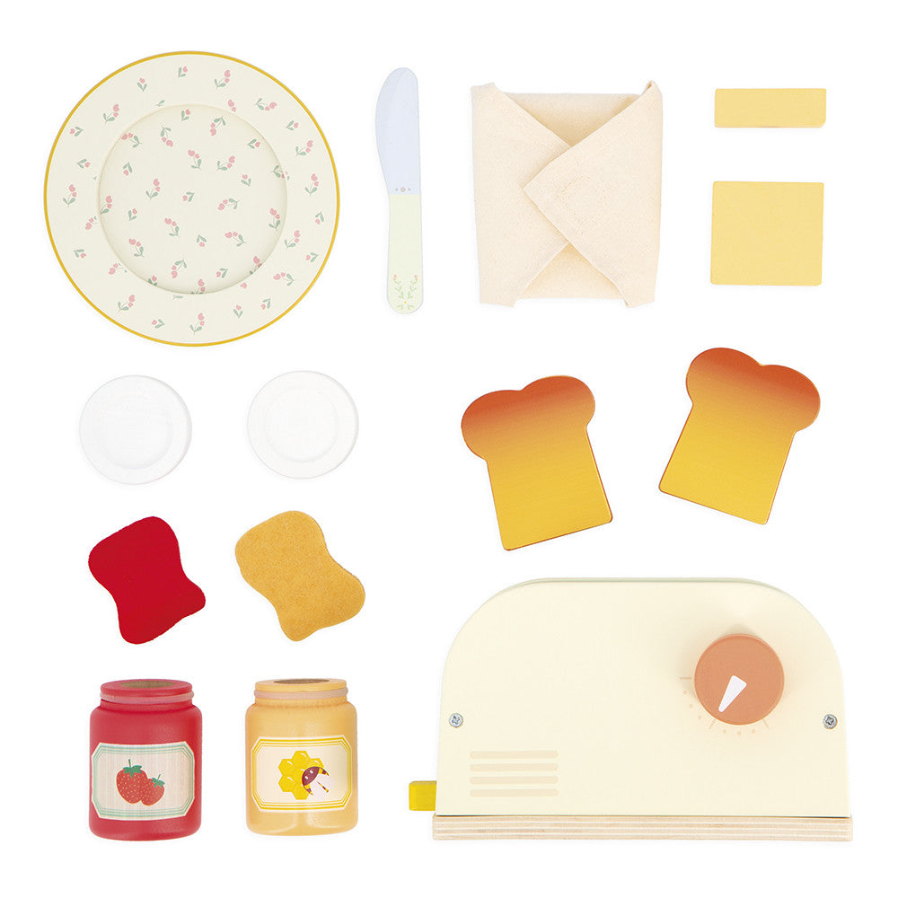 Janod - Mamie Soleil toaster set 