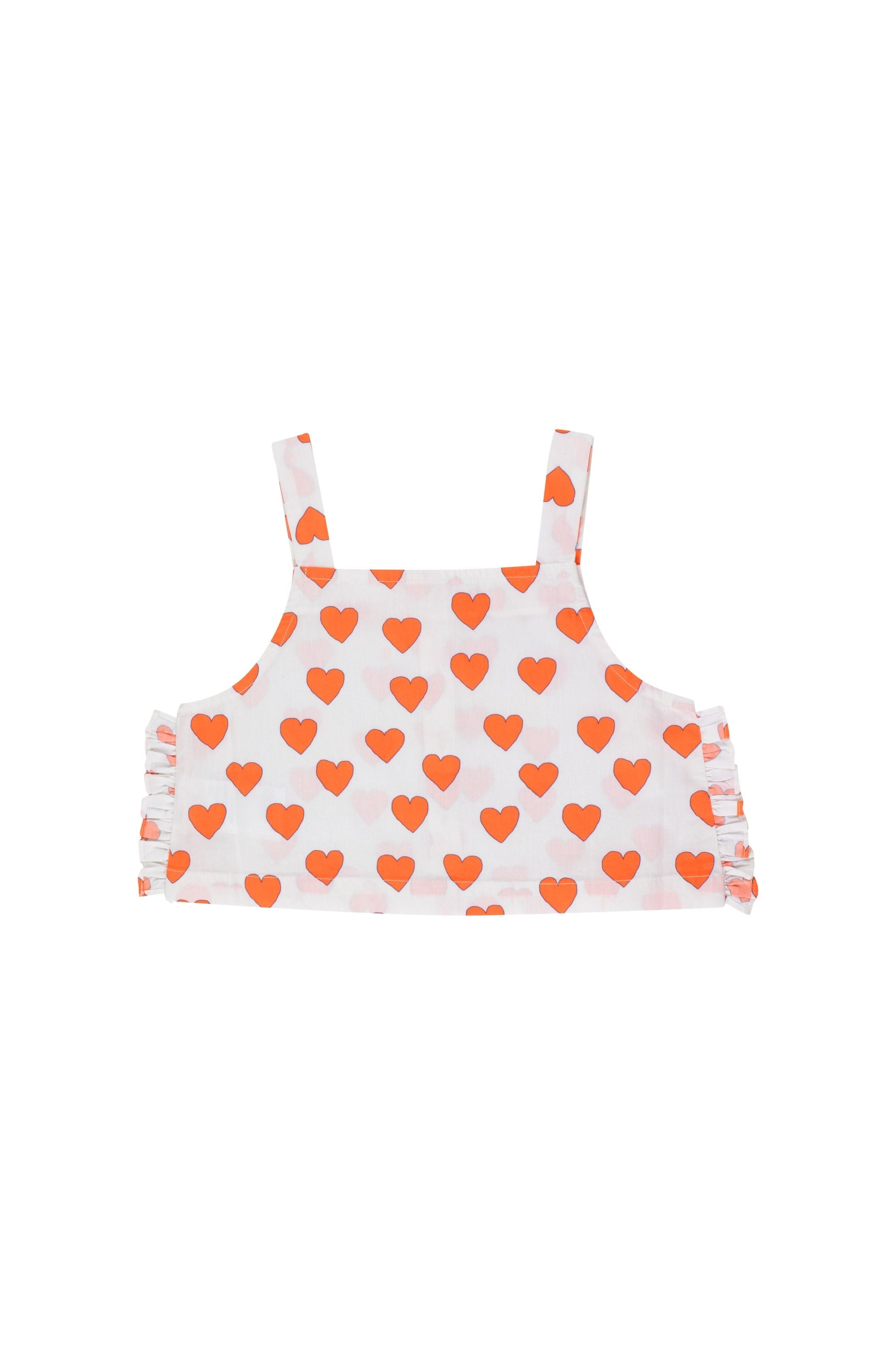 Tiny Cottons - Heart short top
