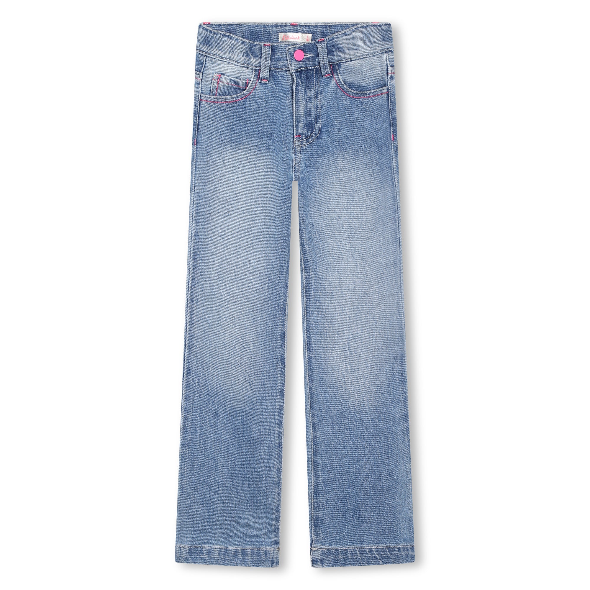 Billieblush - Pantalon Denim Poche en Crochet