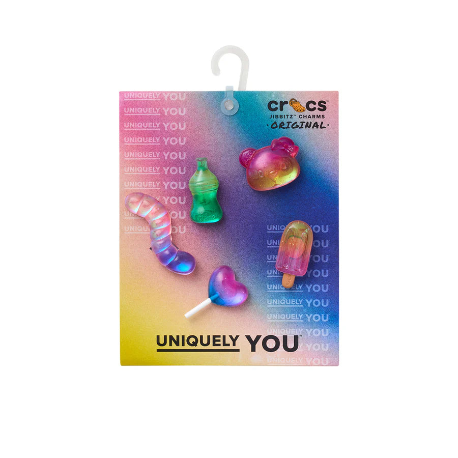 Crocs - Ensemble de 5 breloques Jelly Candy
