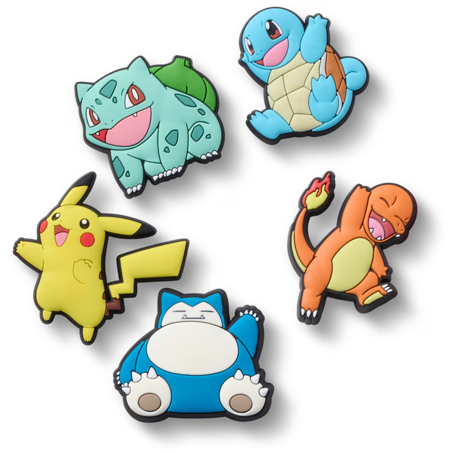 Crocs - Ensemble de 5 breloques Combo Pokemon
