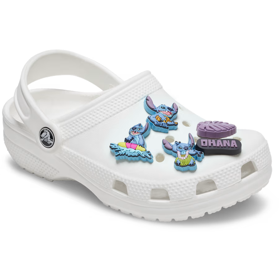 Crocs - Ensemble de 5 breloques tropicales Stitch