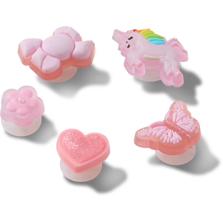 Crocs - Ensemble de 5 breloques Tiny Girl Favorites