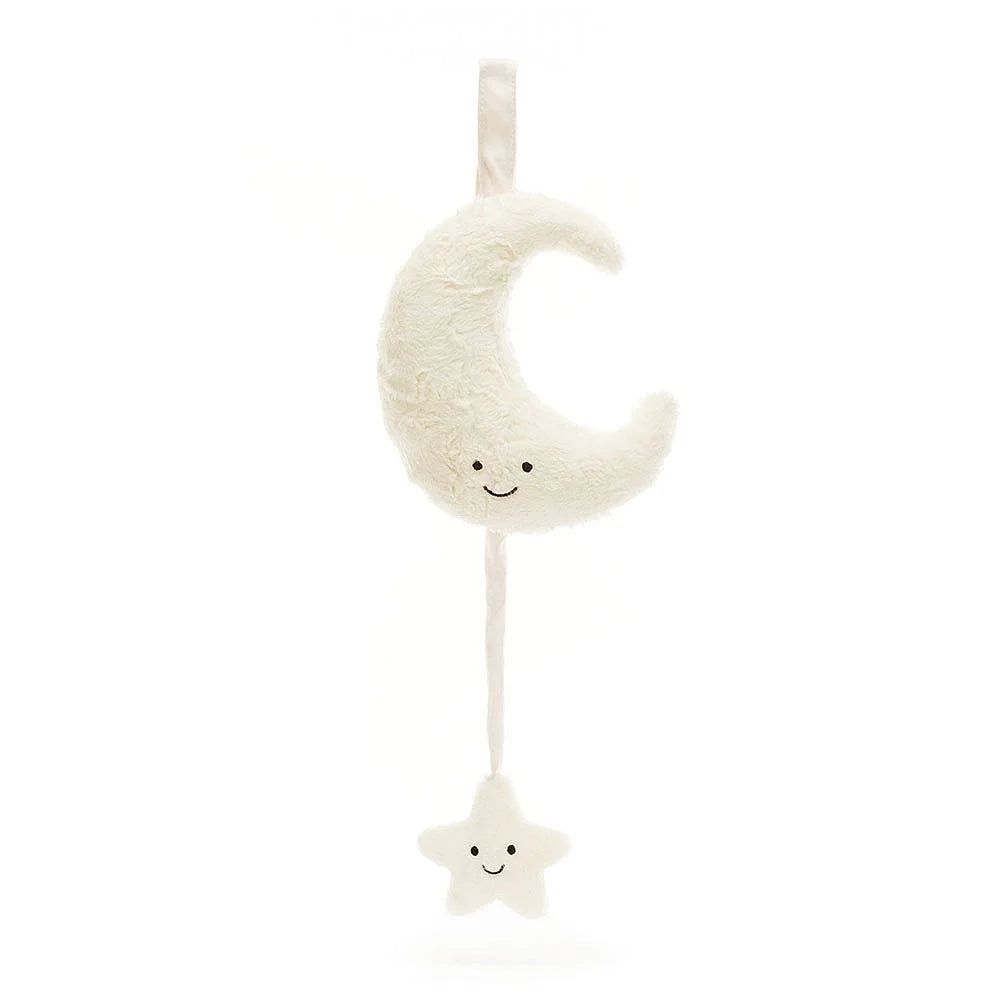 Jellycat - Musical Pull Toy, Moon