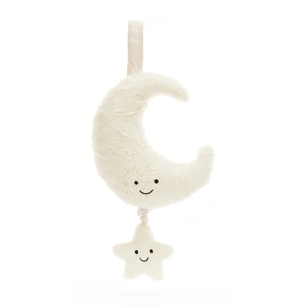 Jellycat - Musical Pull Toy, Moon