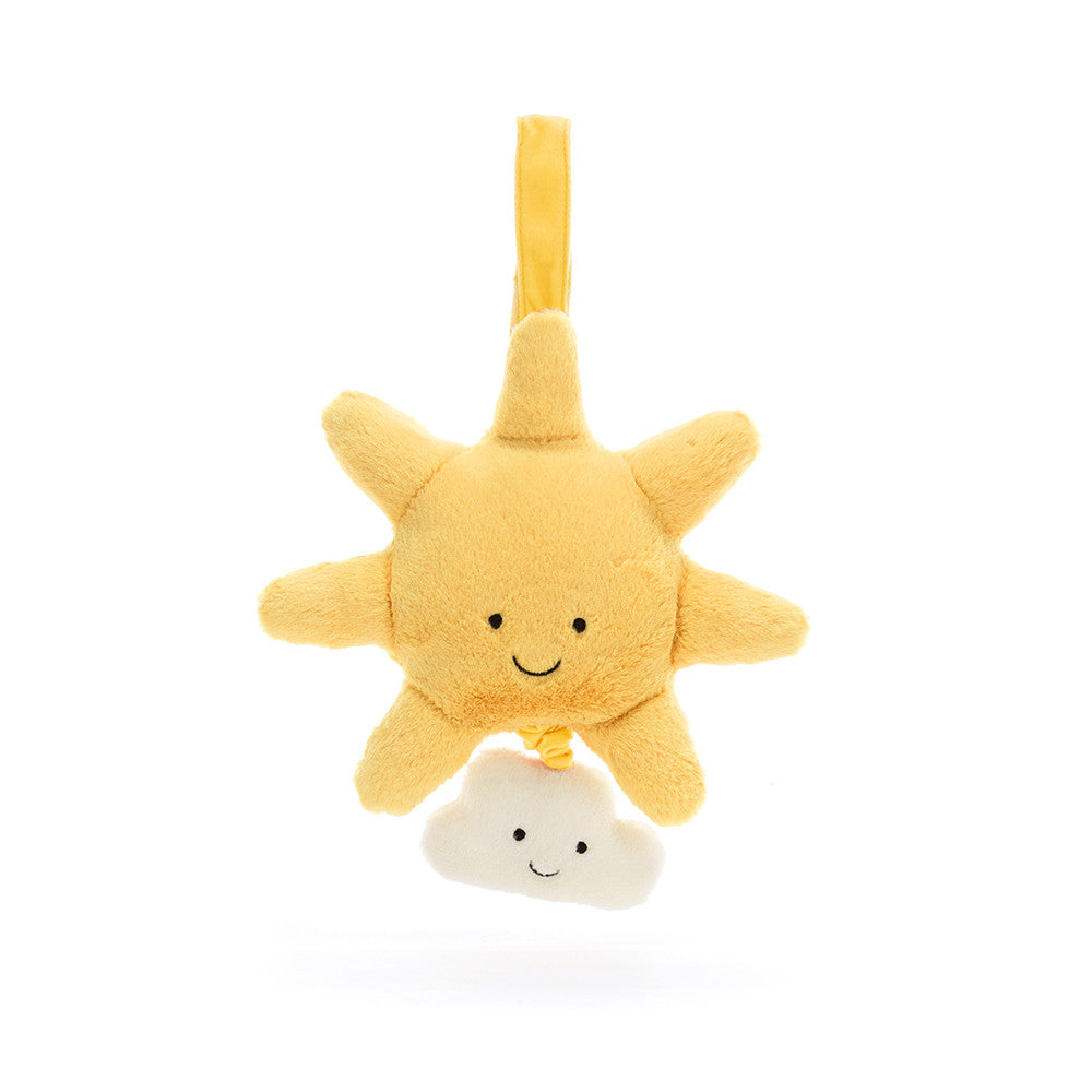 Jellycat - Musical Pull Toy, Sun Amuseable