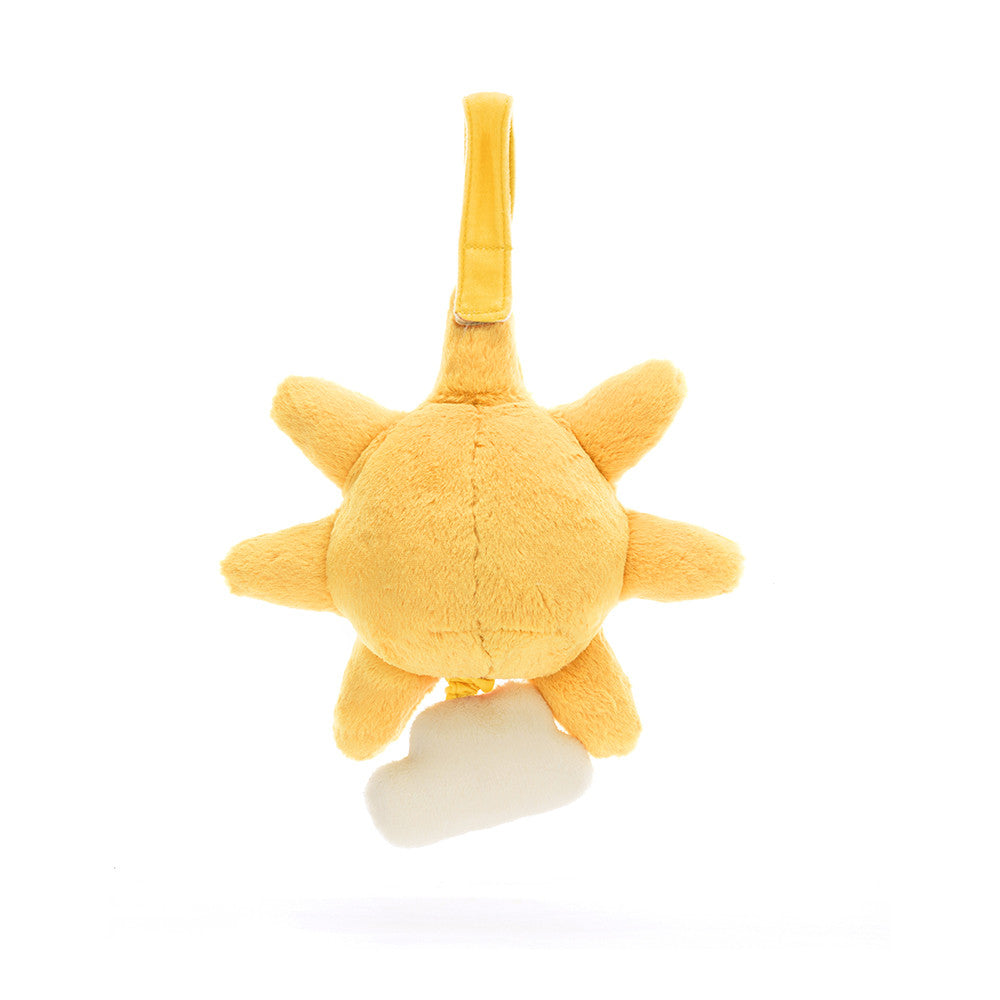 Jellycat - Jouet Musical à Tirer, Soleil Amuseable