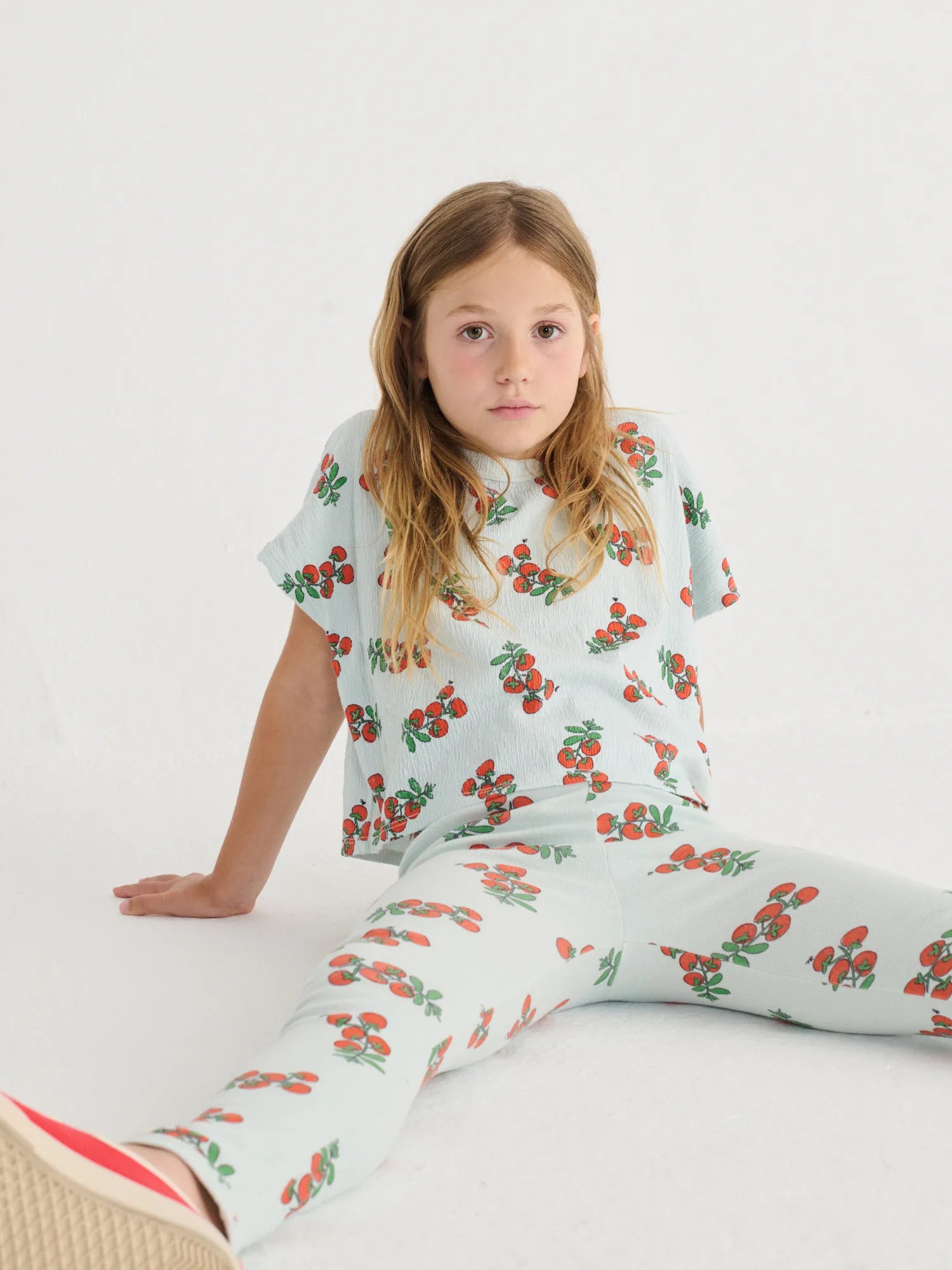 Bobo Choses - Crop Juicy Tomatoes T-shirt