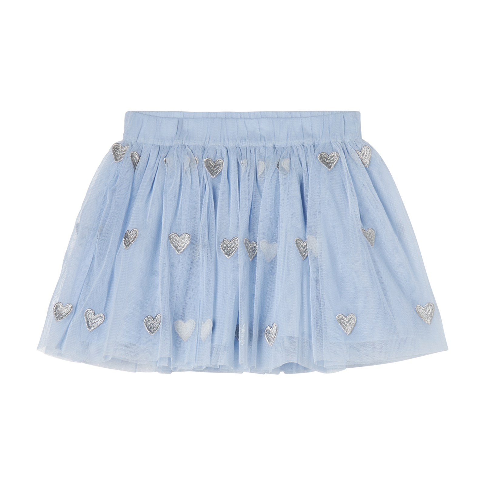 Stella McCartney - Jupe Tulle avec Coeurs Pailletés