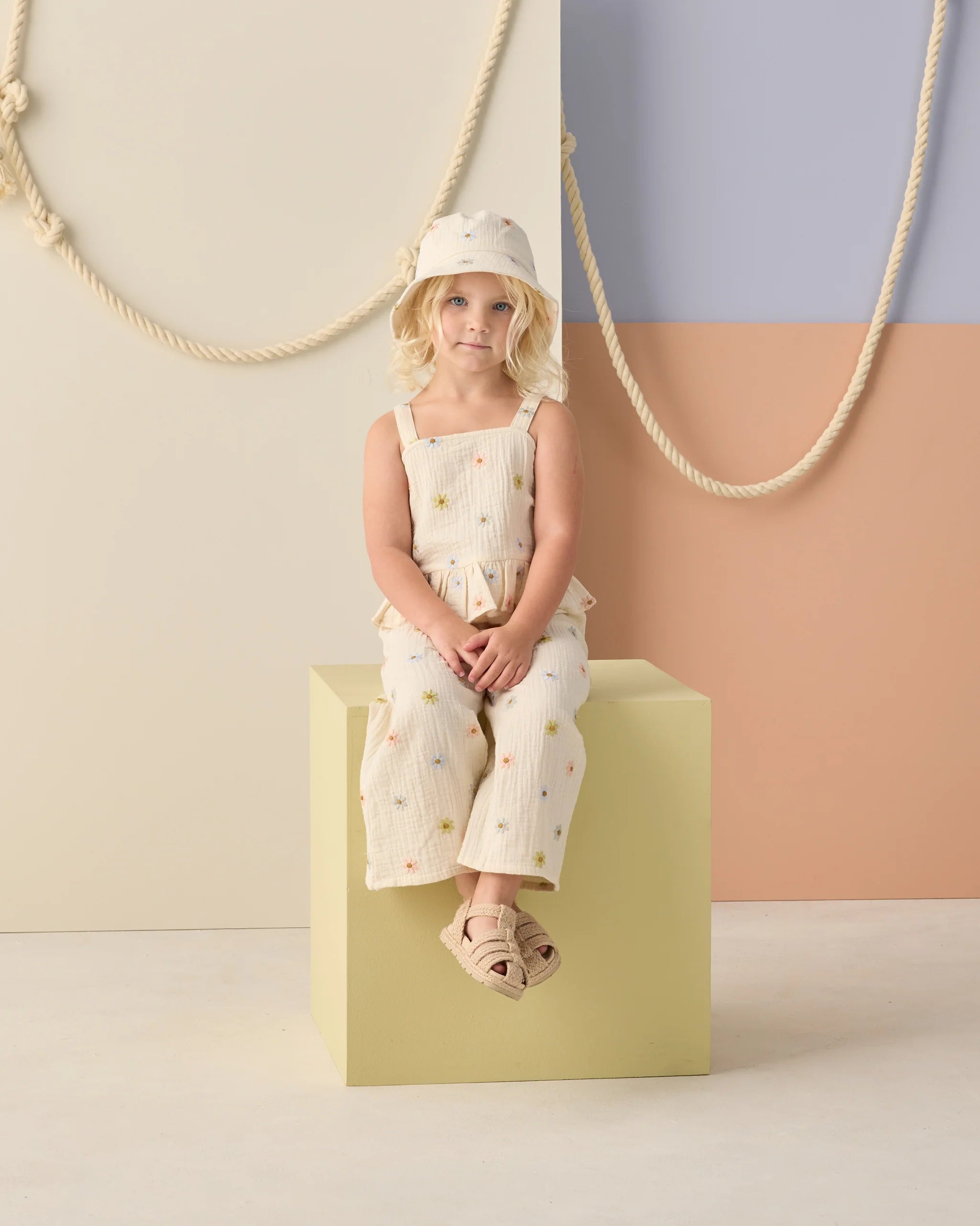 Rylee + Cru - Kayli Set Marguerites Brodées