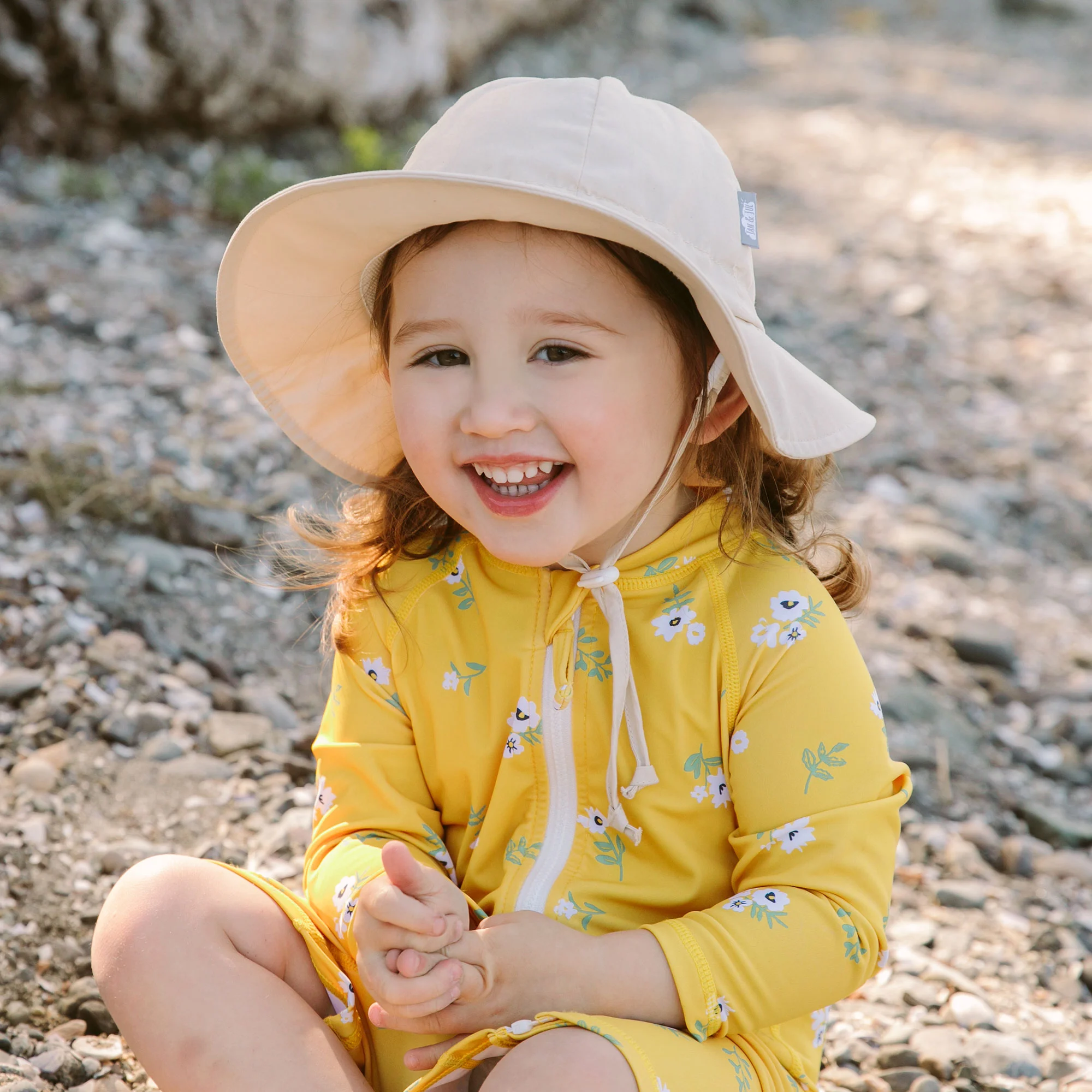 Jan And Jul - Cotton Floppy Hat Sand