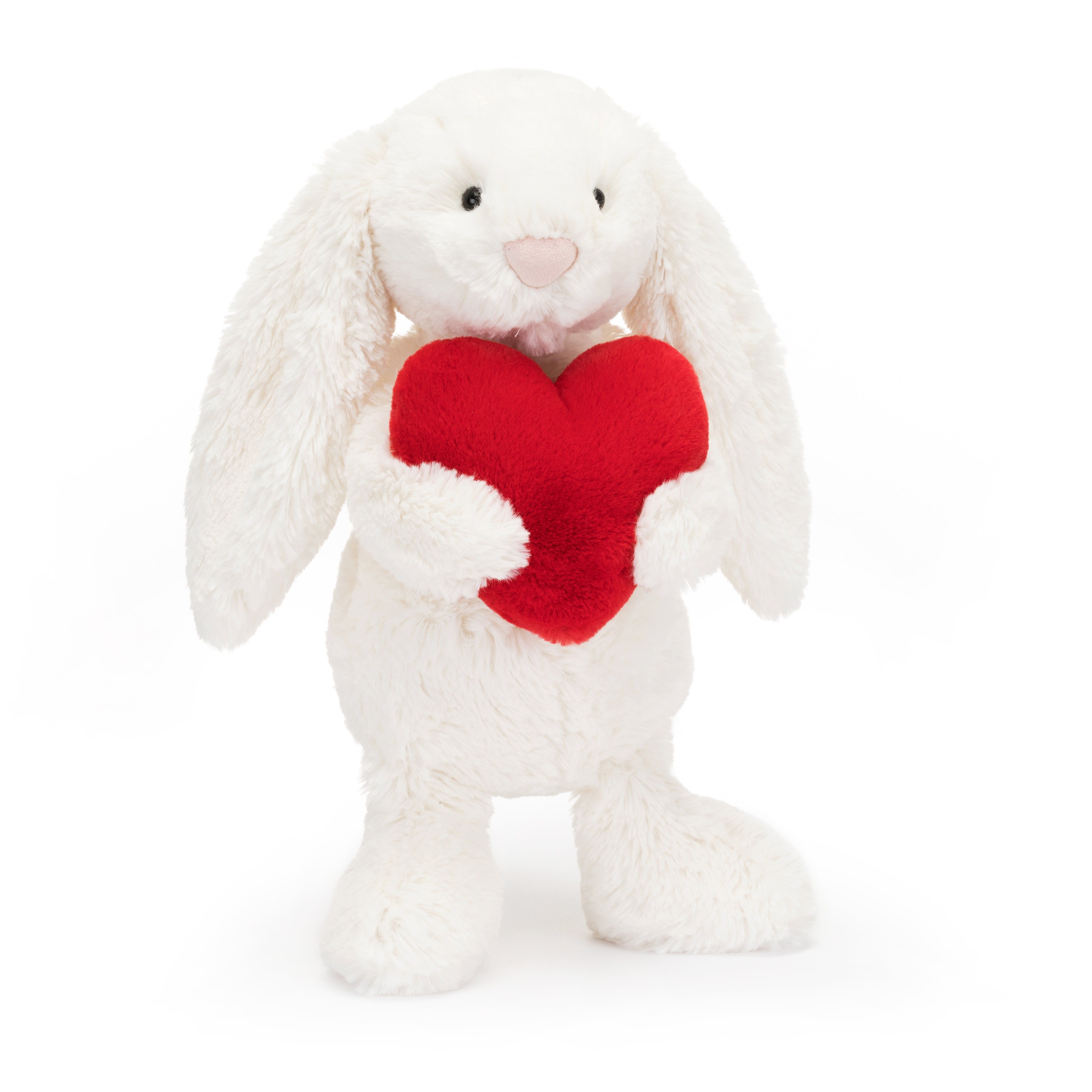 Jellycat - Red Bashful Love Heart Bunny