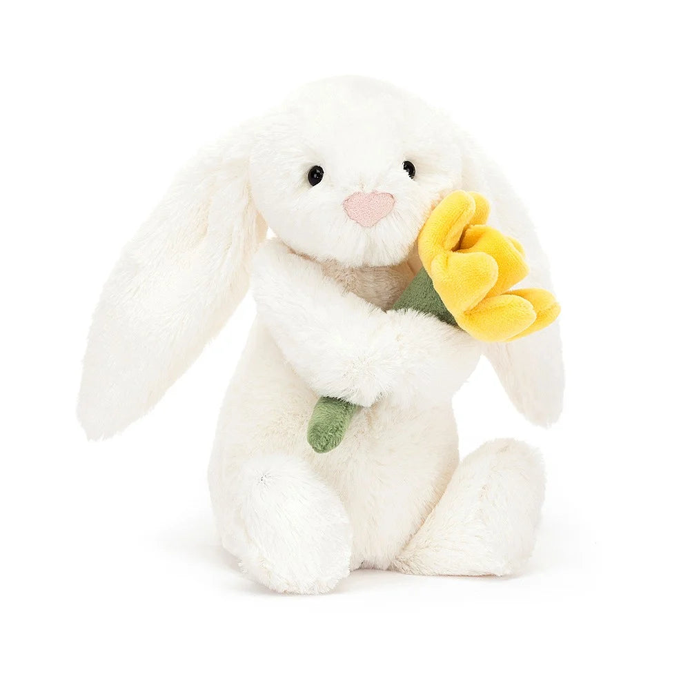 Jellycat - Bashful rabbit with daffodil