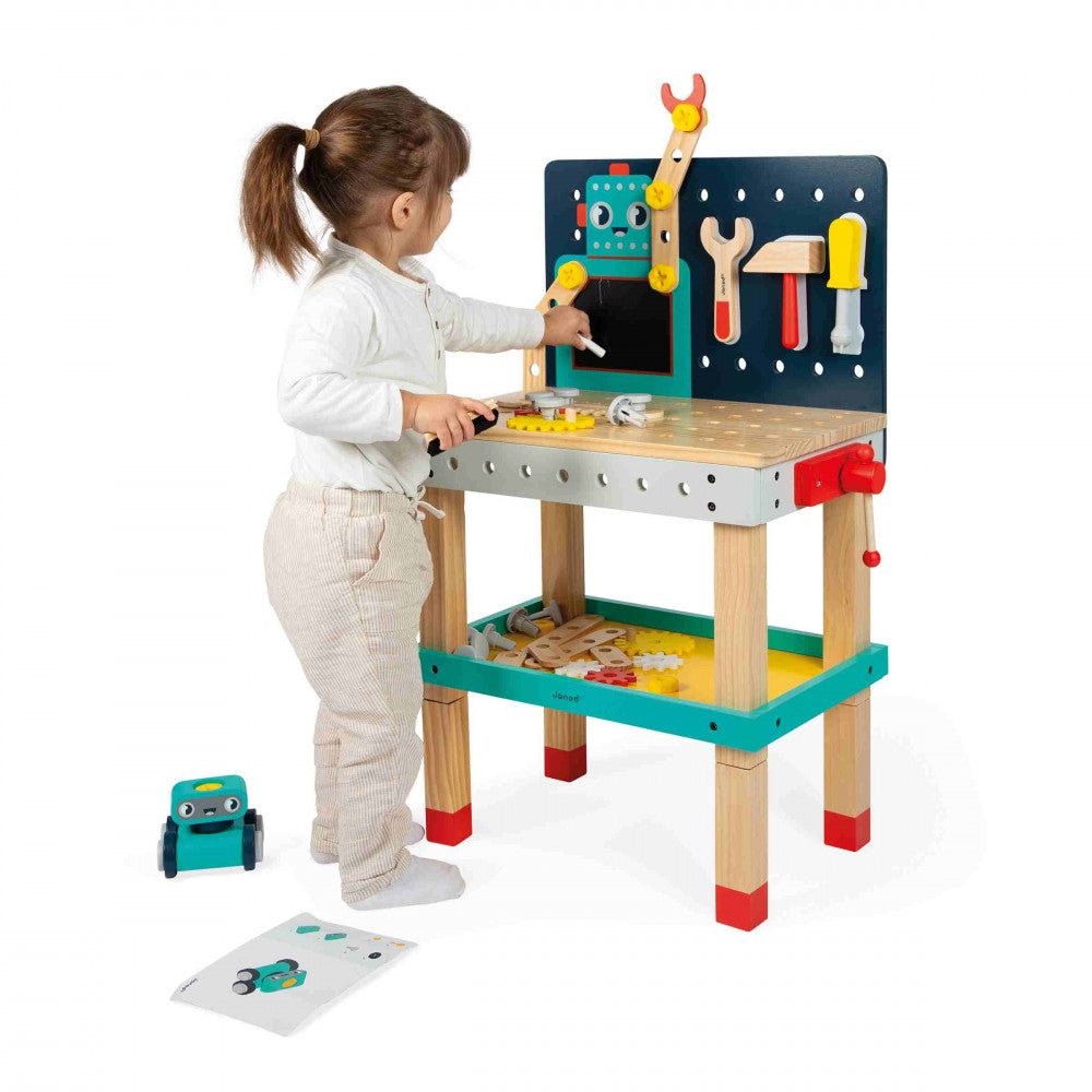 Janod - Brico'Kids DIY Worktop Large Robot