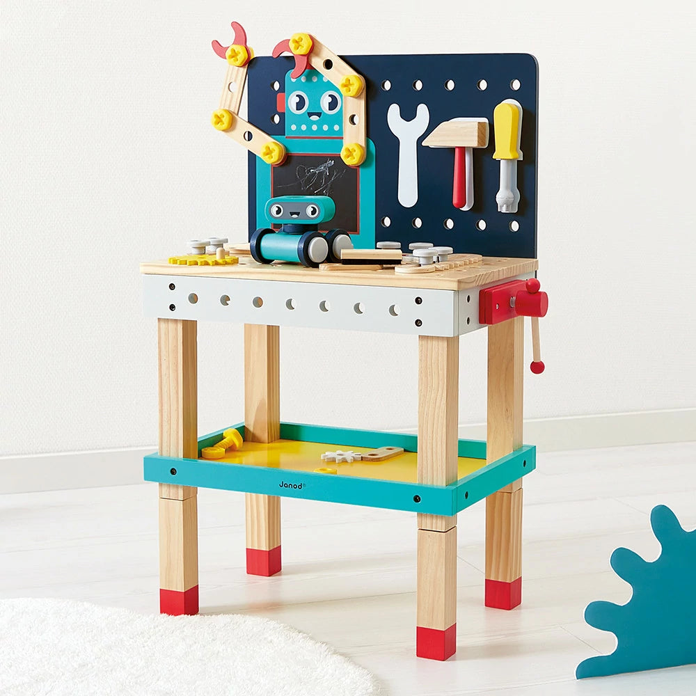 Janod - Brico'Kids DIY Worktop Large Robot