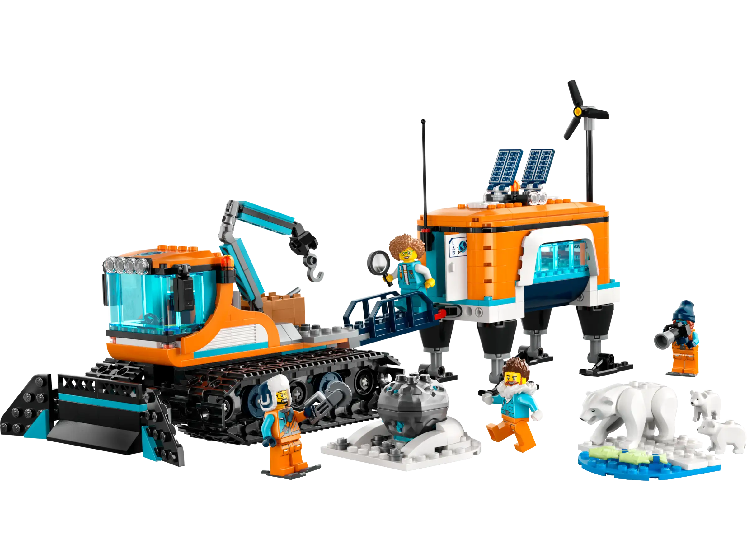 Lego - The truck and the mobile arctic exploration lab