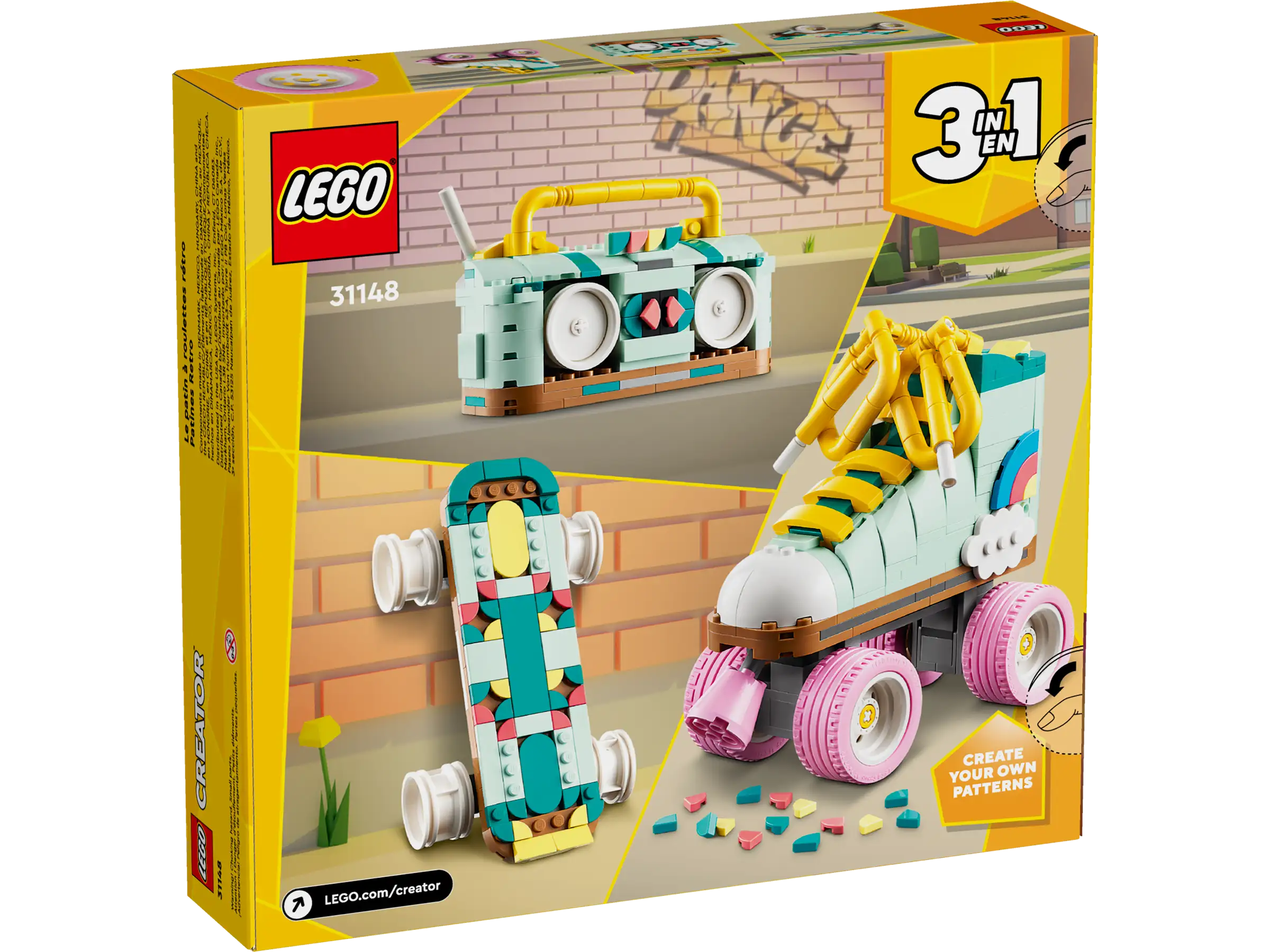 Lego - Le patin à roulettes rétro