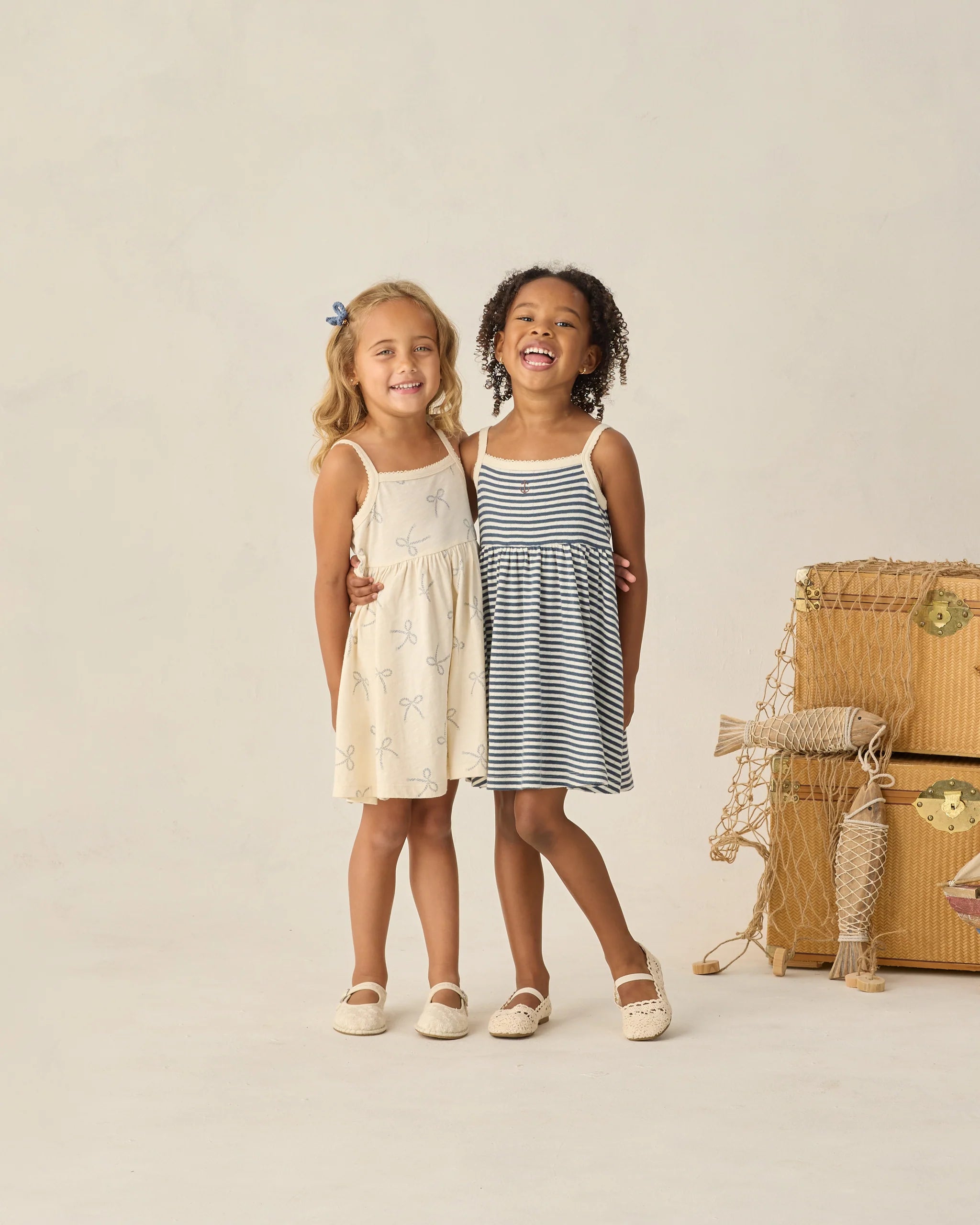 Rylee + Cru - Robe Léa Rayure Marine