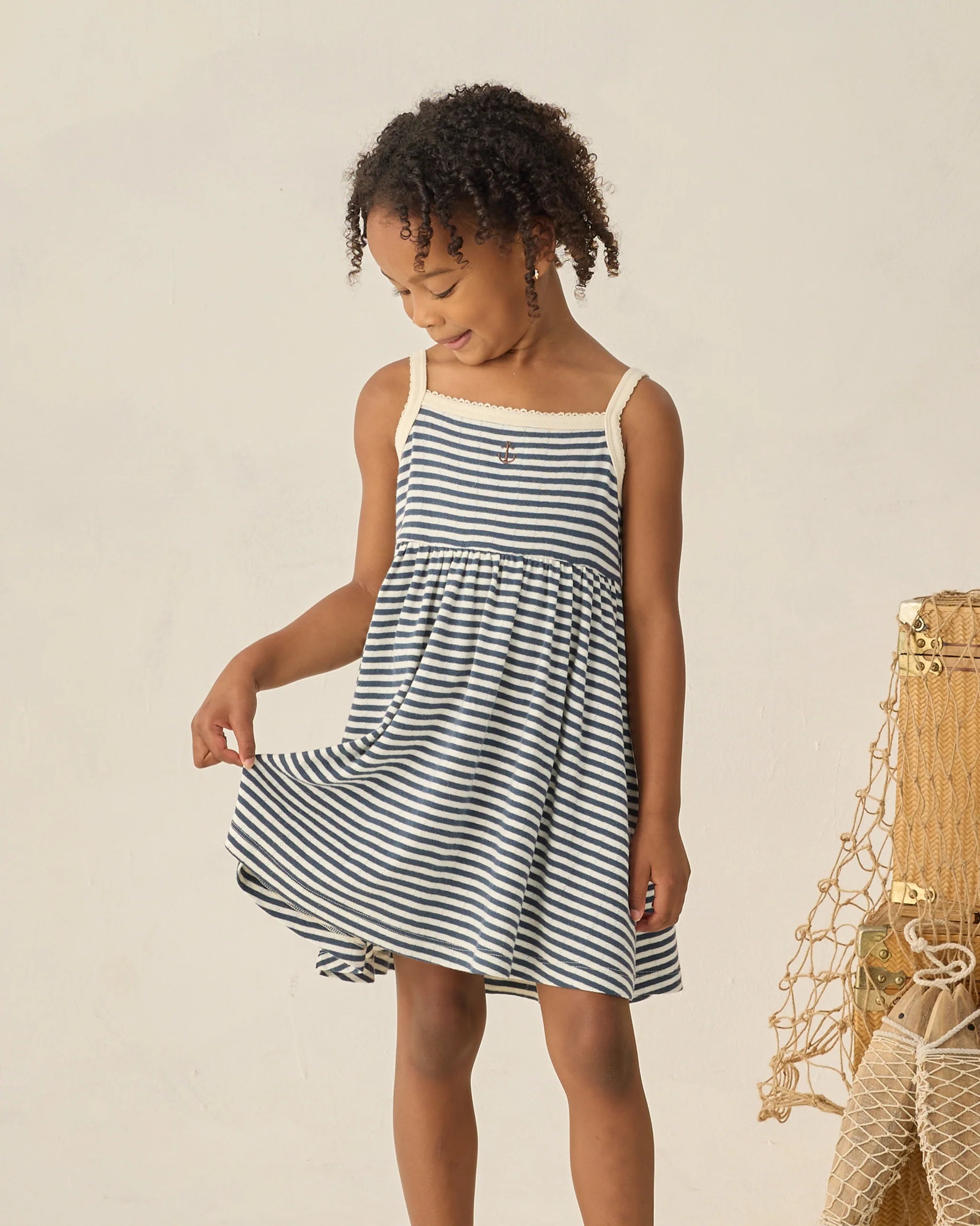 Rylee & Cru - Lea Dress Navy Stripe